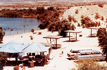 Lake Havasu campground concession in 1969 Lake Havasu campground concession in 1969